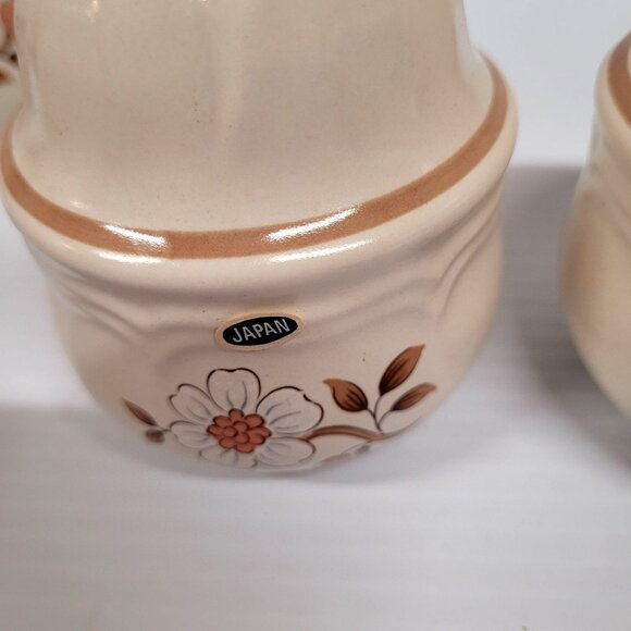 The Covington Edition Idlewild S & P Creamer Covered Stoneware Sugar Dish Japan - Picture 6 of 9